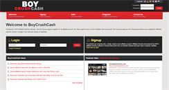 Desktop Screenshot of boycrushcash.com