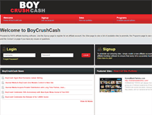 Tablet Screenshot of boycrushcash.com